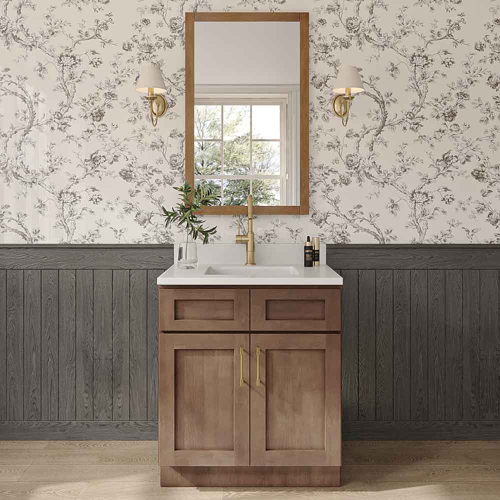 Grizzly Shaker Double Door Vanity - 30" W