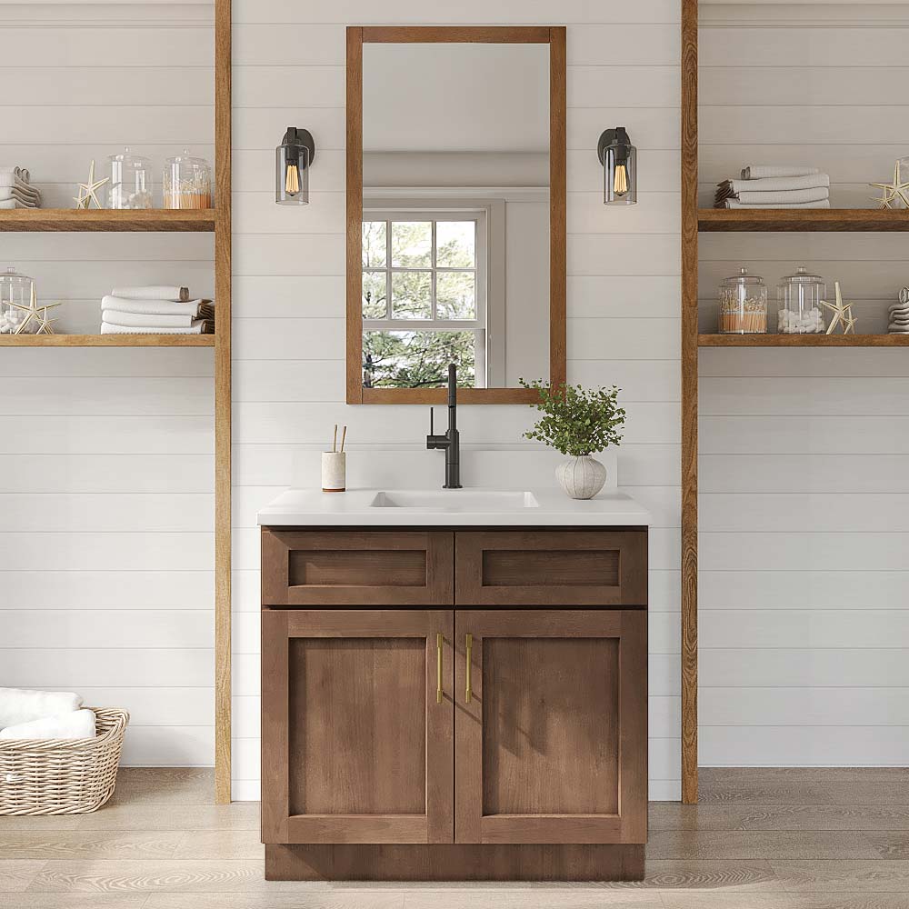 Grizzly Shaker Double Door Vanity - 36" W