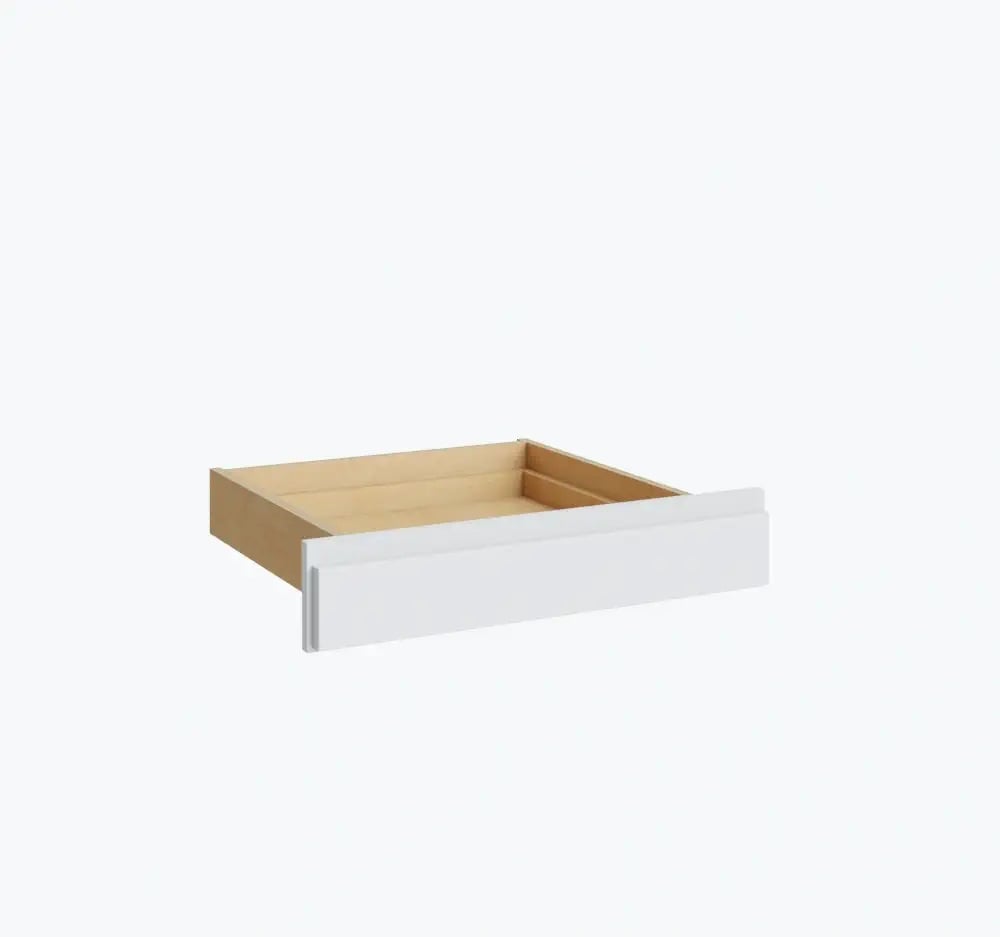 Weston White Shaker Vanity Drawer - 24"W x 4-3/4"H