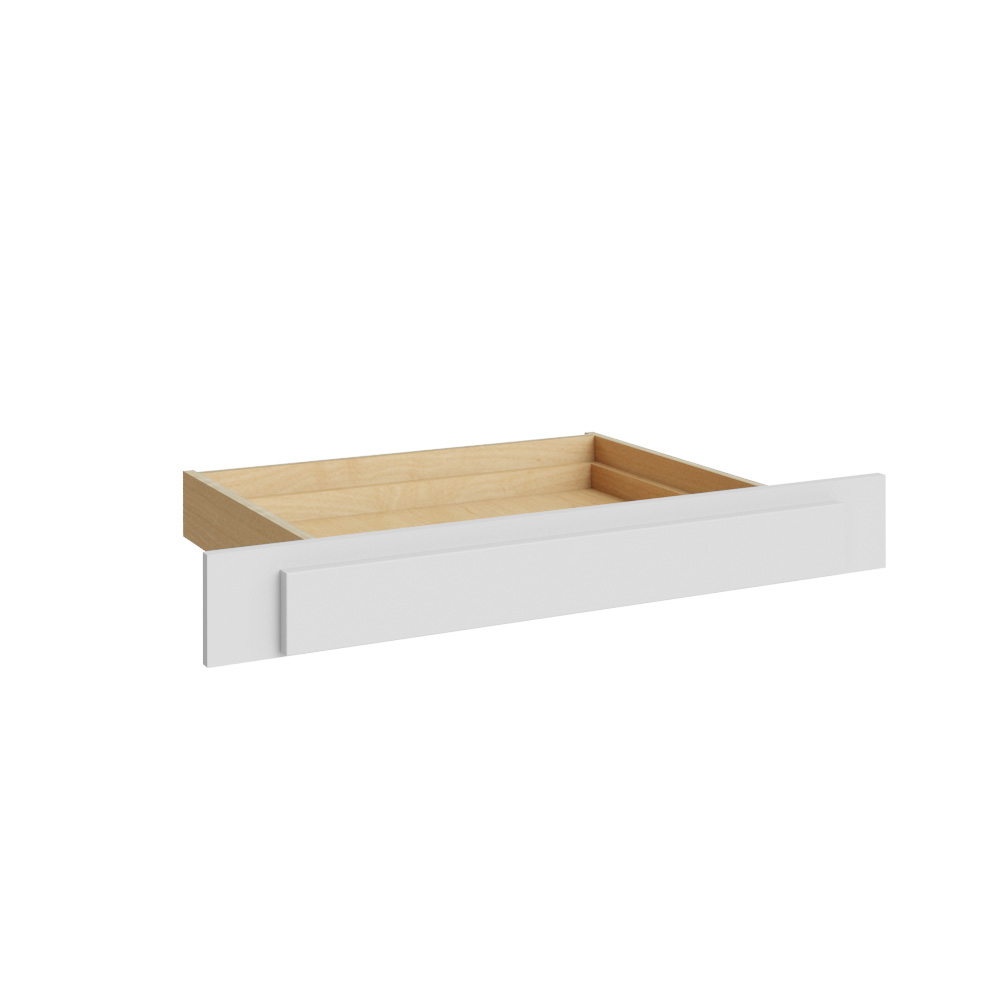 Weston White Shaker Vanity Drawer With Adjustable Sides - 29-1/2"W x 4-3/4"H