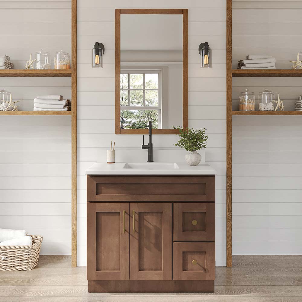 Grizzly Shaker Bathroom Vanities