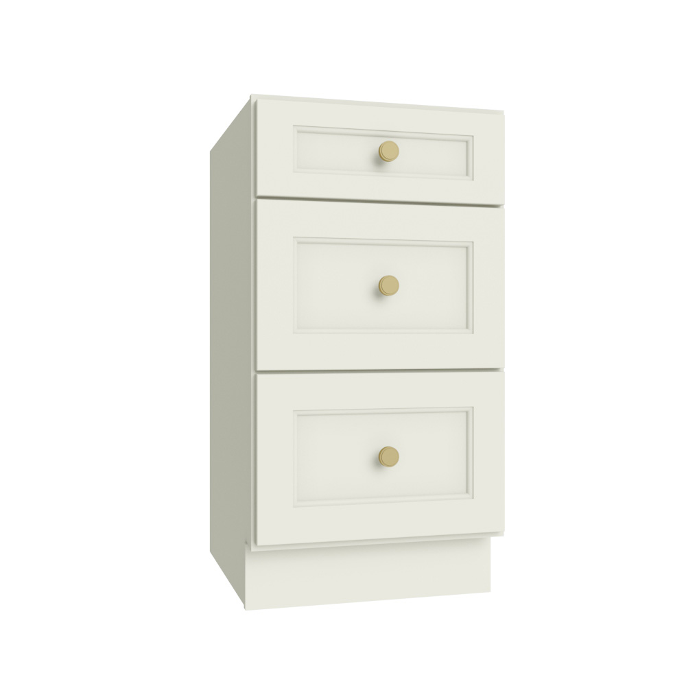 Harbor Cream Vanity Drawer Base Cabinet - 18"W