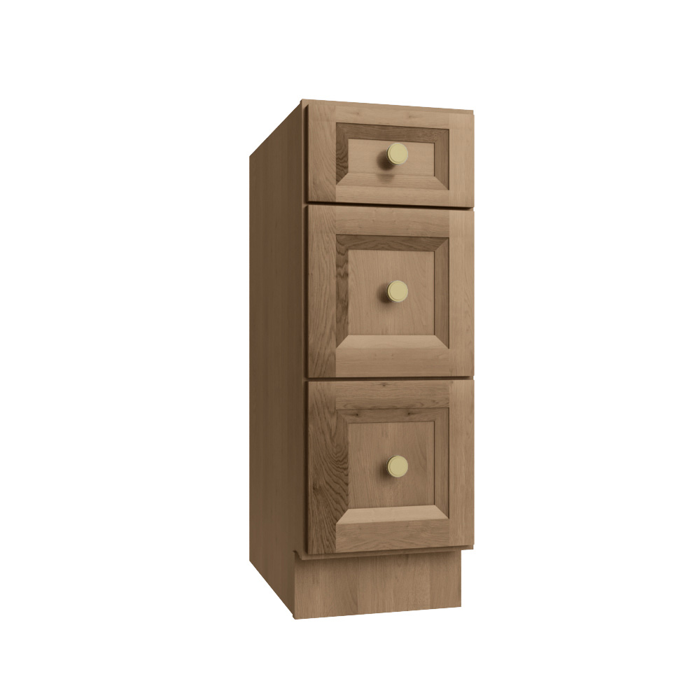 Timber Toffee Vanity Drawer Base Cabinet - 12"W