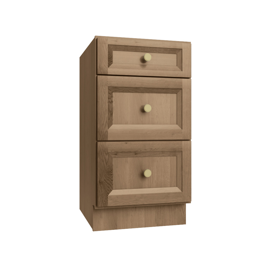 Timber Toffee Vanity Drawer Base Cabinet - 18"W