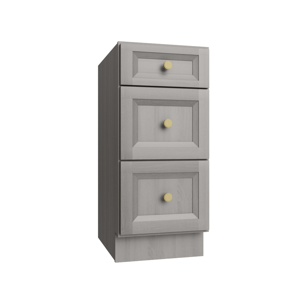 Timber Mist Vanity Drawer Base - 15"W X 21"D X 34-1/2"H