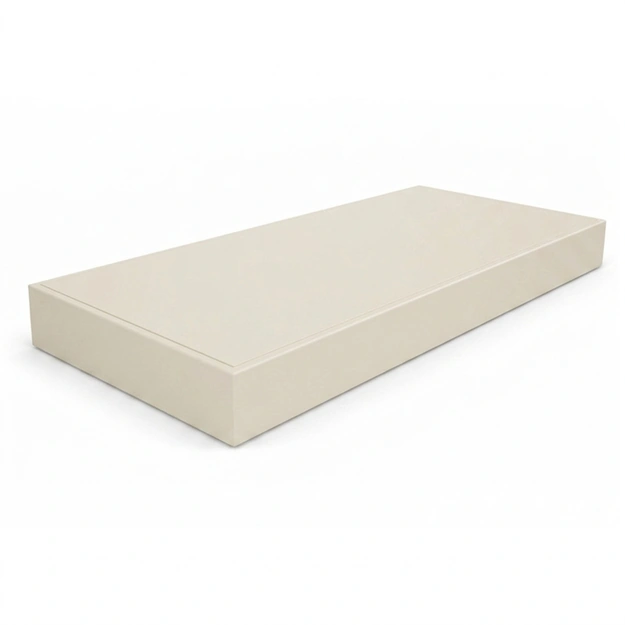 Florence Cream Wood Floating Shelf - 24" W x 12" D 