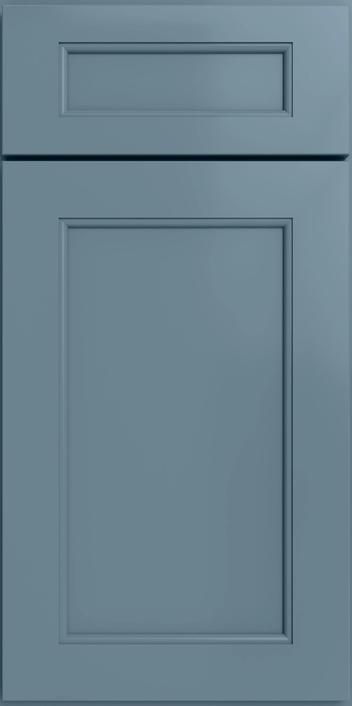Harbor Blue Kitchen Cabinets